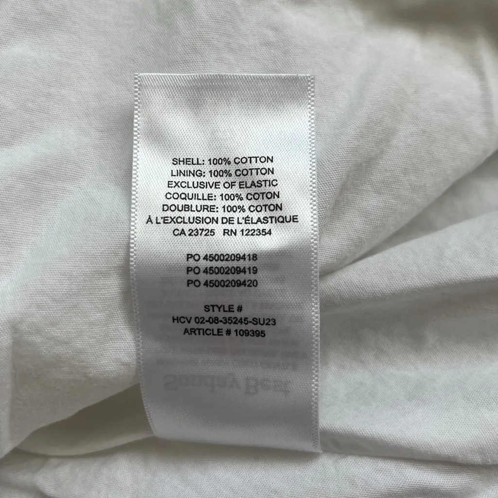 Like New Aritzia Sunday Best Martine Poplin Mini Dress in White Women’s Large - Image 11