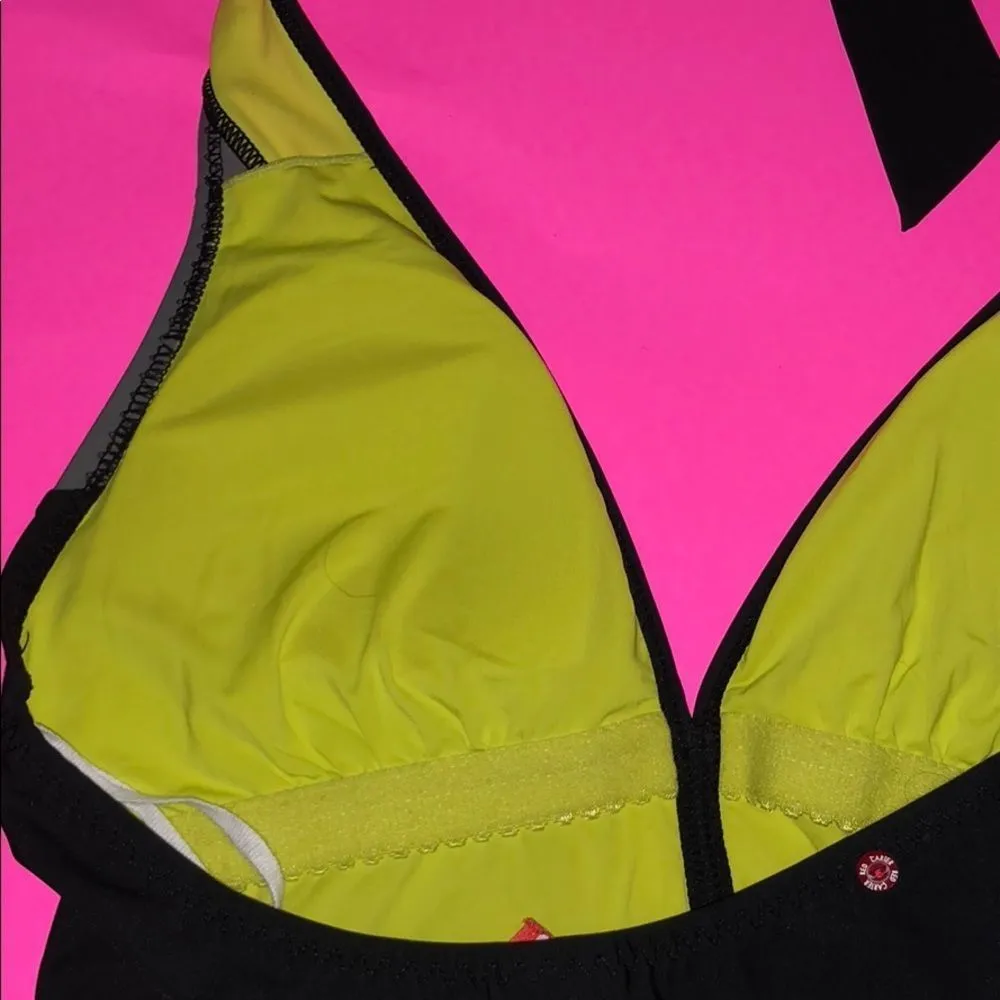 Red Carter Color Block One‎ Piece Bathing Suit - Image 7