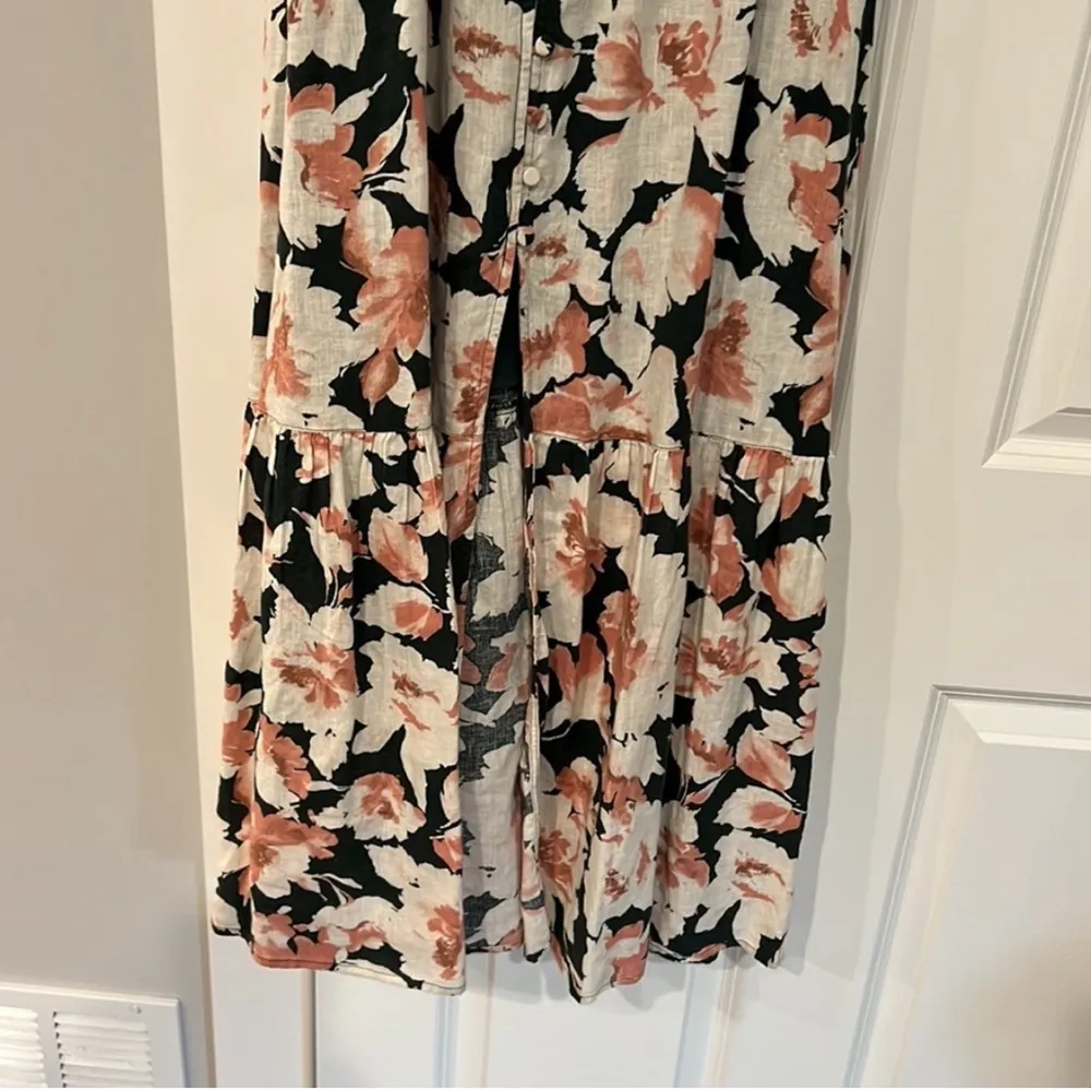 Abercrombie Floral Linen Maxi Dress - Image 3