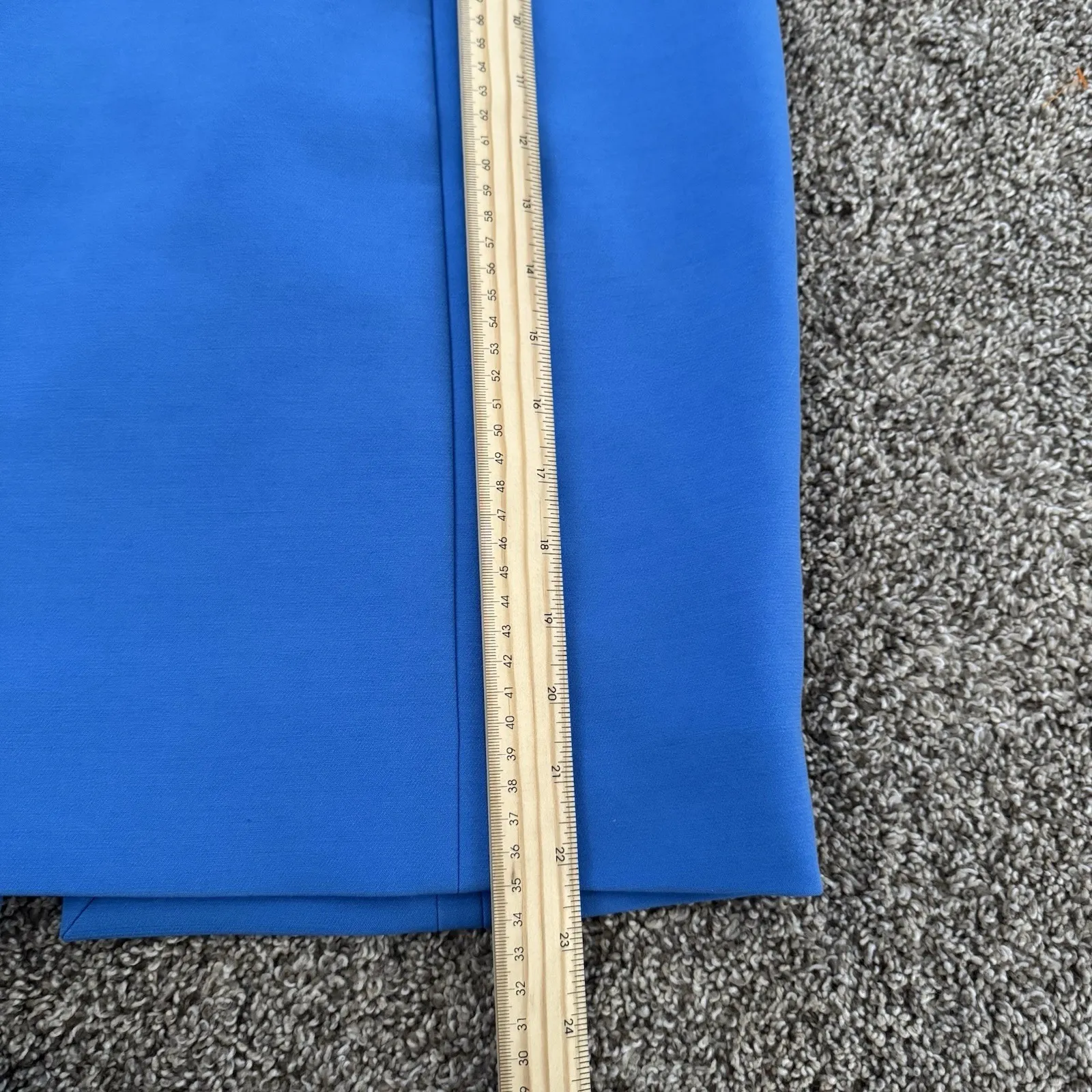 White House Black Market Perfect Form Blue Pencil Skirt Sz 6 Business Office - Image 5