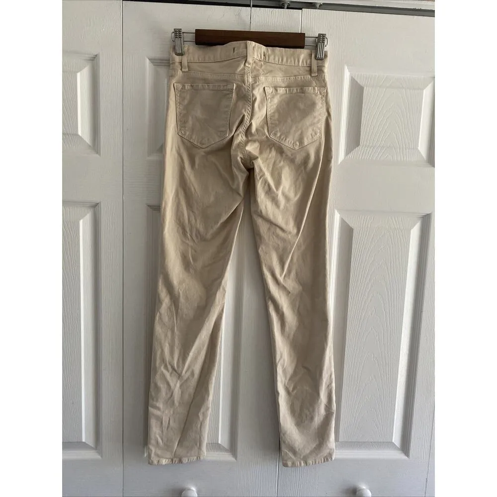 J.Brand Women 25 Tan Muslin Skinny Leg Denim Jeans‎ Stretch - Image 4