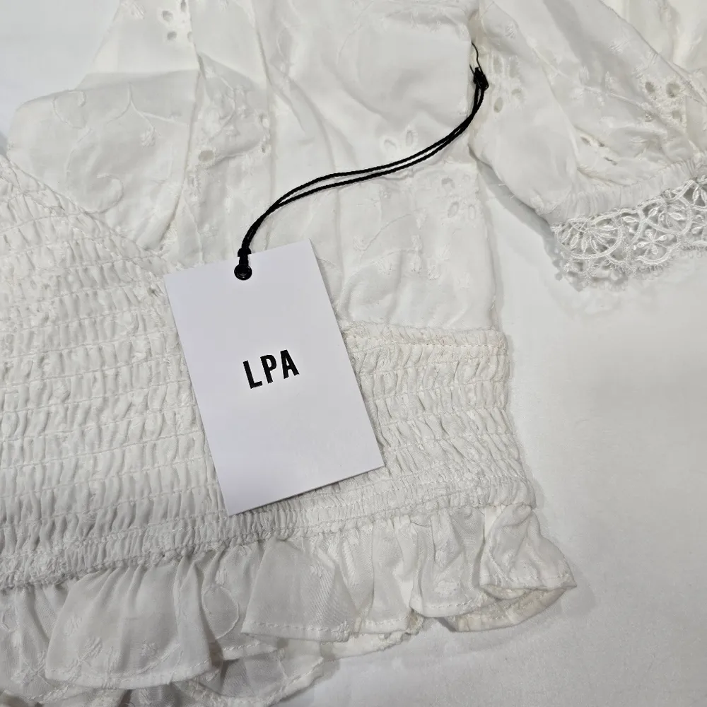 LPA Melita Top in White - Image 3