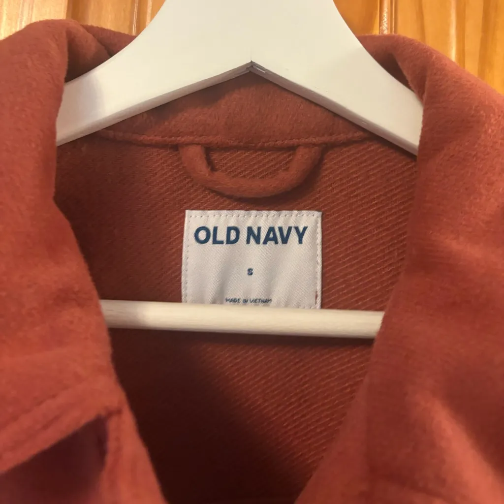 Old Navy Size Small Rust Red Shacket Jacket New With Tags - Image 6