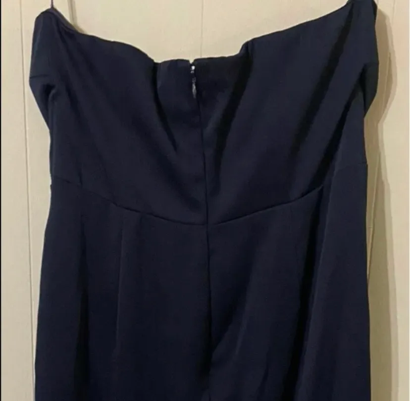 Cushnie X Target strapless asymmetrical ruched dress 14 NWT - Image 5