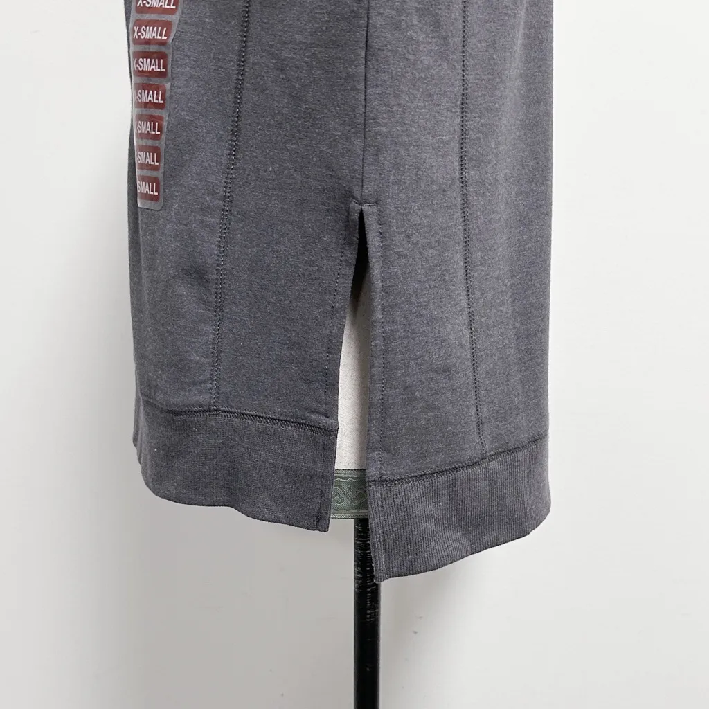 Wildfox Heather Grey Easy Does It Rainbow Distressed Print Sweatshirt XS NWT - Image 5