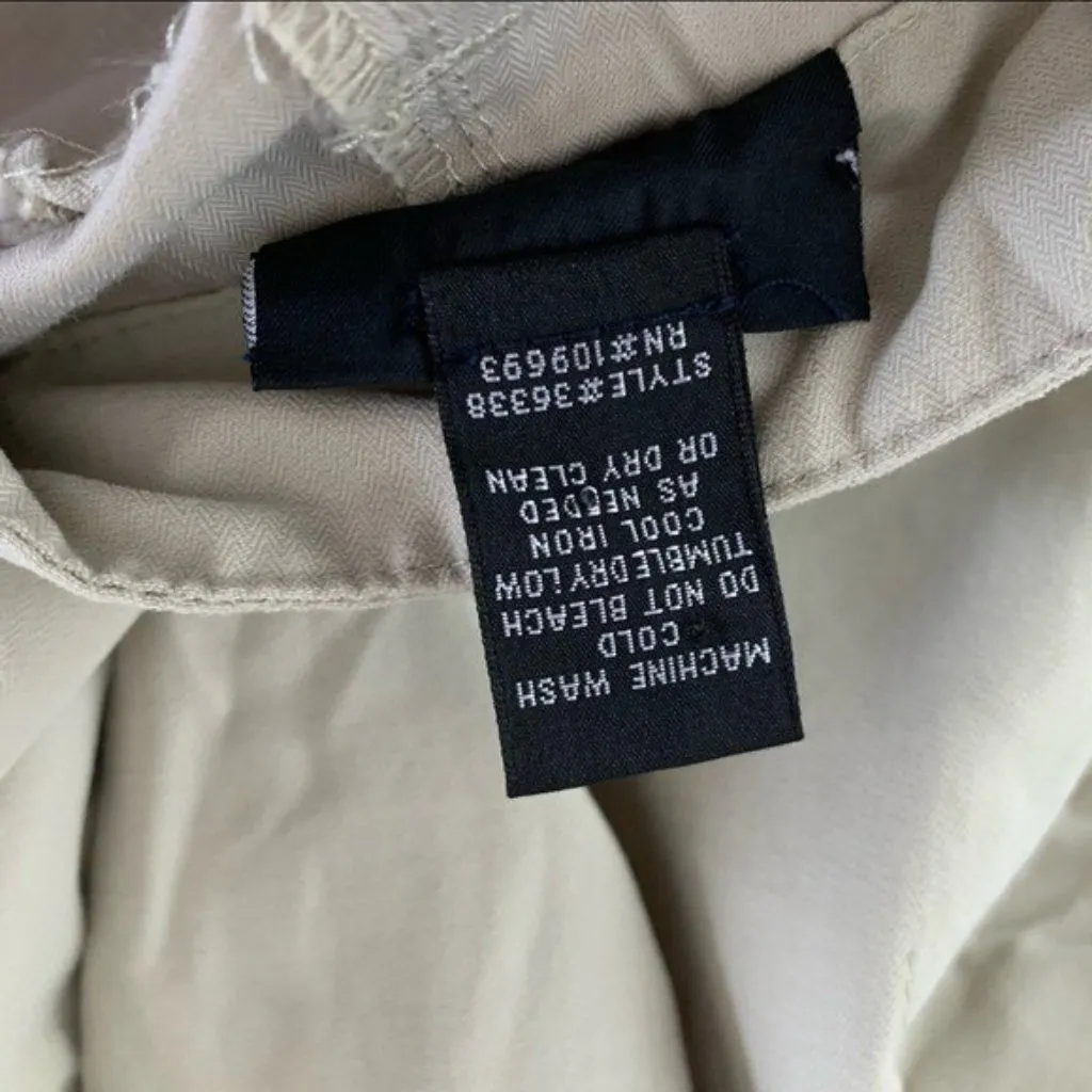 Athleta Cargo Pants Utility Travel‎ Outdoor Hiking Khaki Beige Cotton Nylon 2 - Image 8