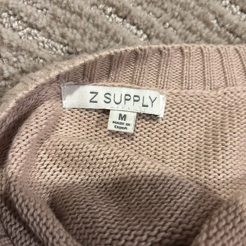 Z Supply Tan Sweater with Star Accents - Image 3