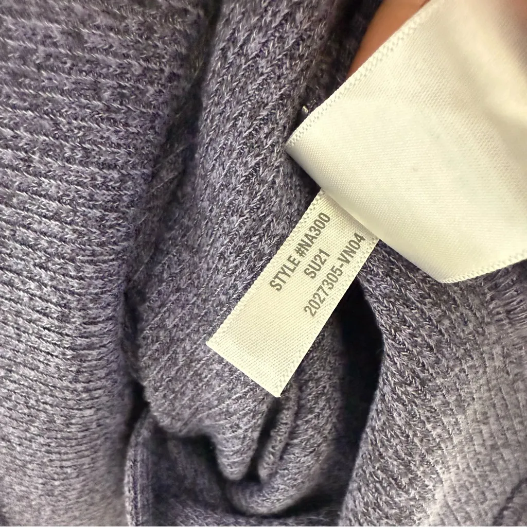 Madewell Westville Knit Tank Dress Blue Heather Size Large - Image 6