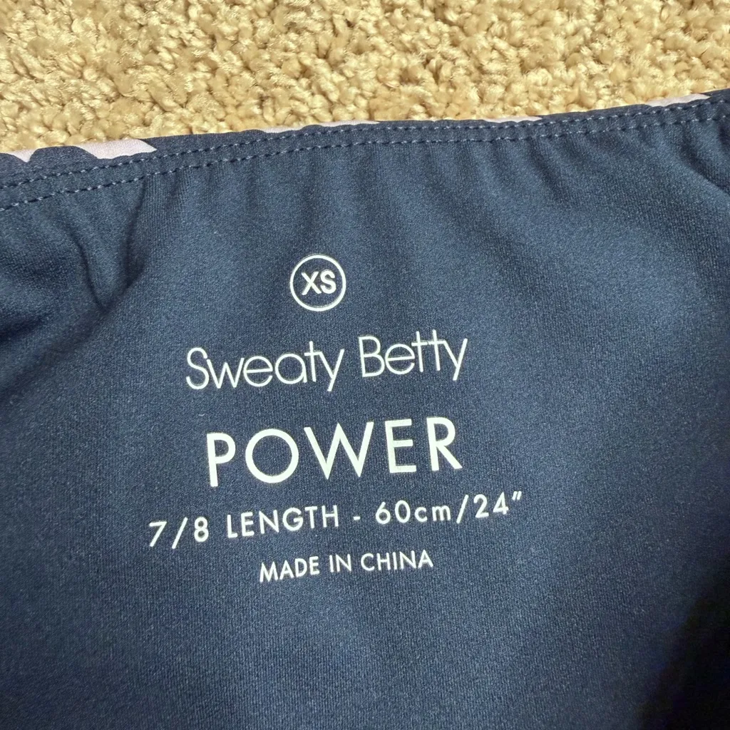 Sweaty Betty Power 7/8 Leggings Geo Print Size XS - Image 4
