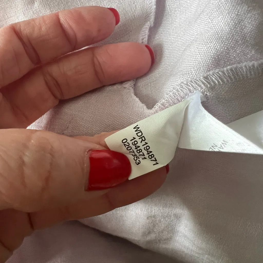 J. Jill Love Linen Dress Cardigan set in Lilac size medium Purple - Image 9