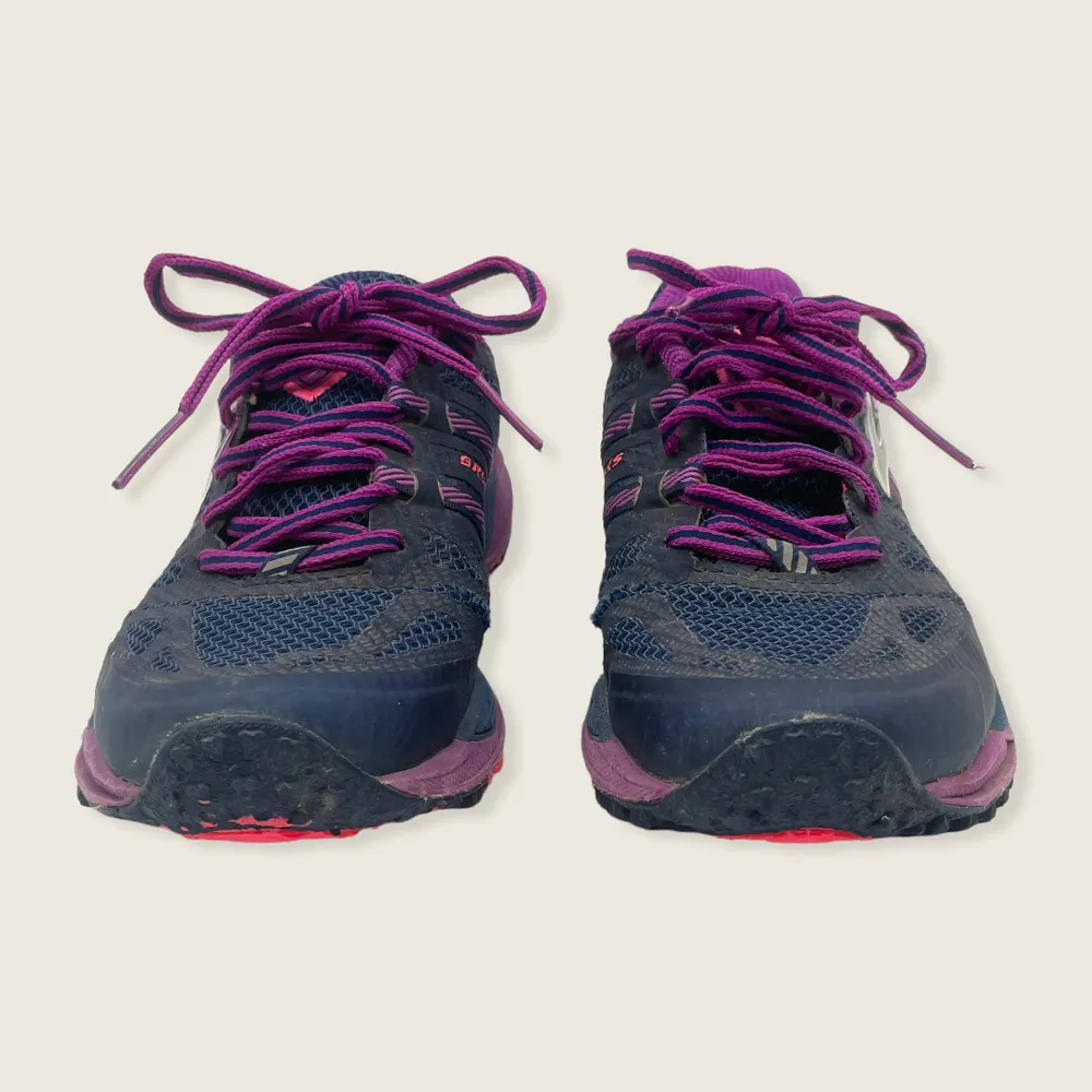 Brooks Cascadia 10 Purple Gray Fabric Mesh Lace Up Trail Running Sneakers 6 - Image 2