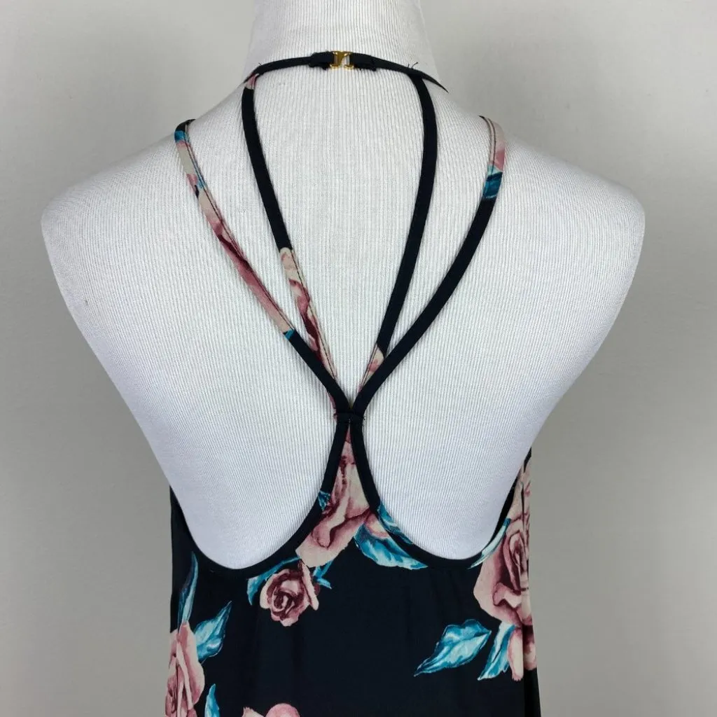 New Show Me Your Mumu‎ Maxi Dress S Flirtini Floral Rose Halter Gown Small - Image 8