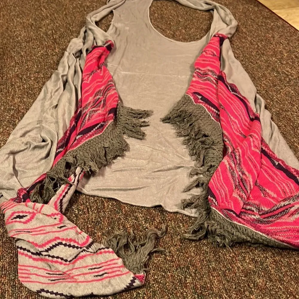 Aratta os open grey long cardigan Gray Size undefined - Image 3