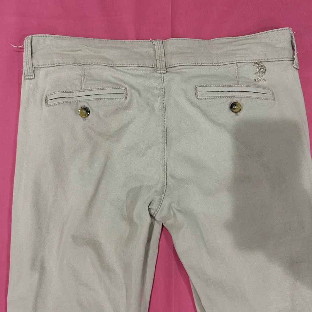 US Polo Association Women’s Straight Leg Khakis Y2K - Image 5