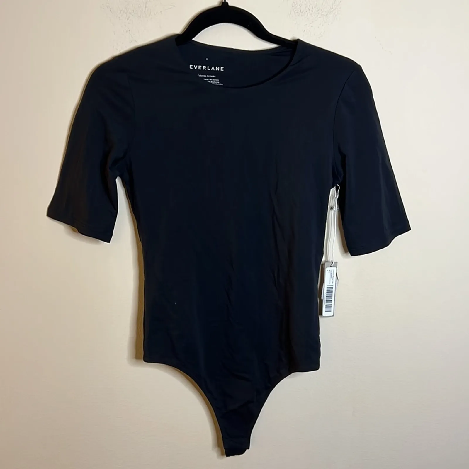 Everlane The Short-Sleeve Crew Neck Bodysuit - Thong XS - Image 5