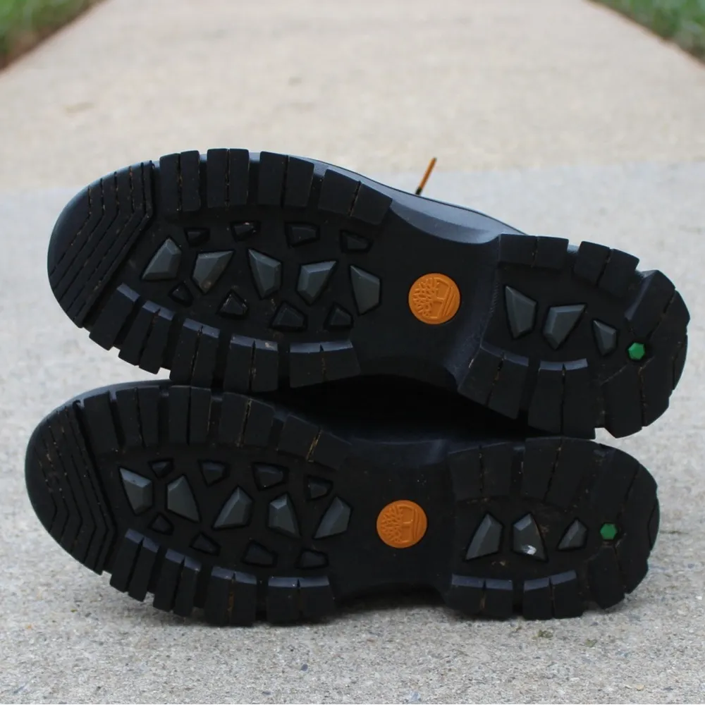 Ladies Timberland Black Crystal Fur Reflective Snow Boots Sz 8.5 - Image 5