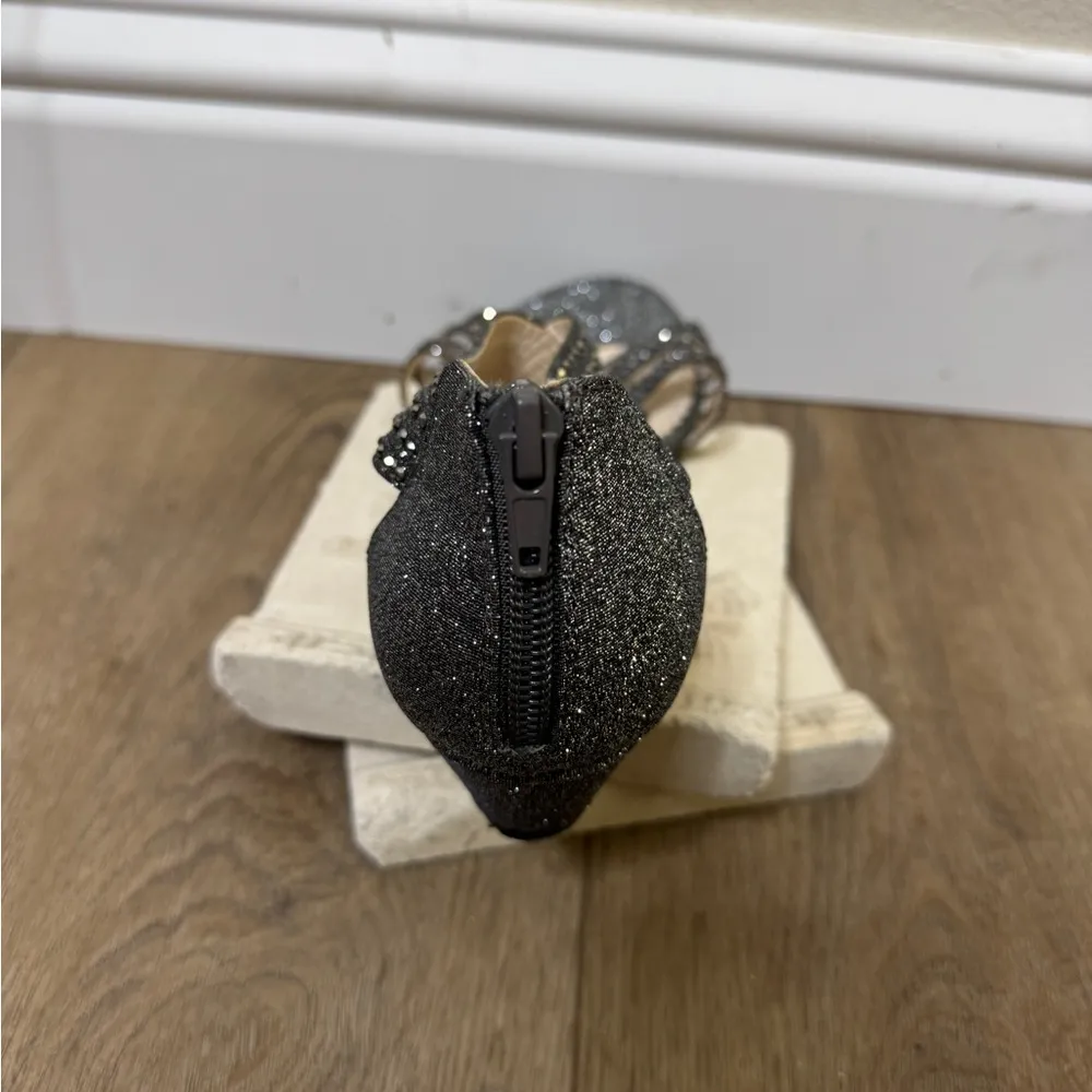 Charter Club Women Cross Strap Wedge Sandals Ginifur Size US 7 M Silver - Image 3