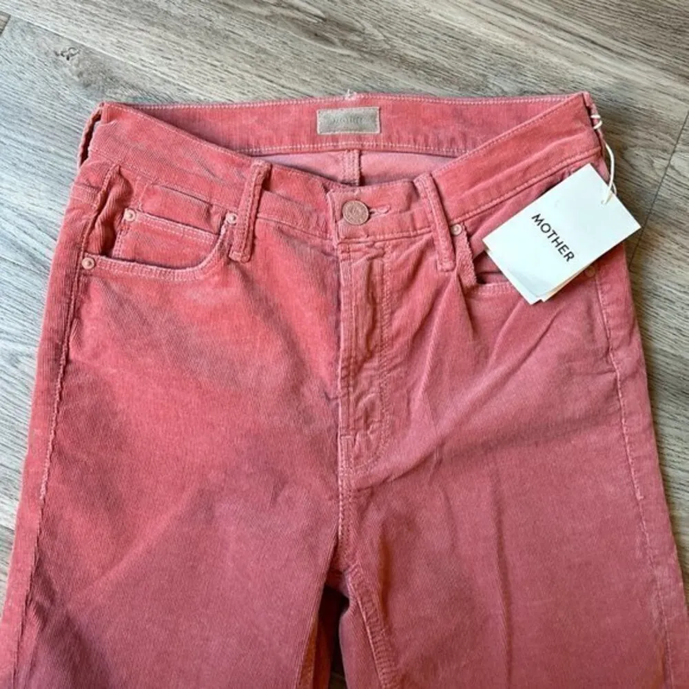 Mother The Cha Cha Chew Pink Corduroy Pants Size 25 NWT - Image 4