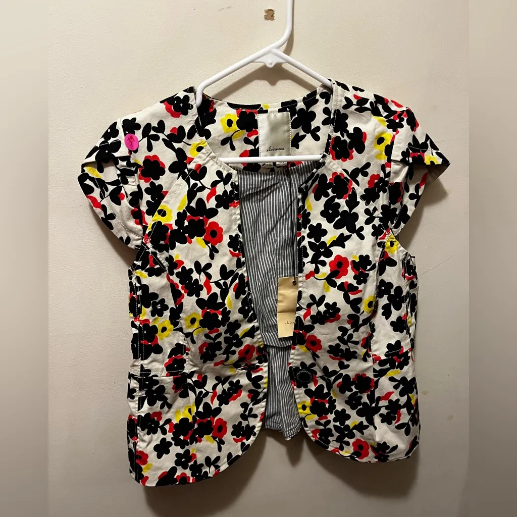 Elevenses NWT‎ Anthropologie  Dalia jacket top sz 10P - Image 2