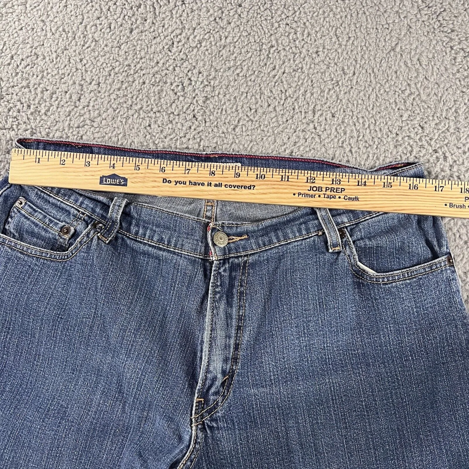 Levis‎ 550 Relaxed Bootcut Jeans Women 16 High Rise Medium Wash Western Casual - Image 6