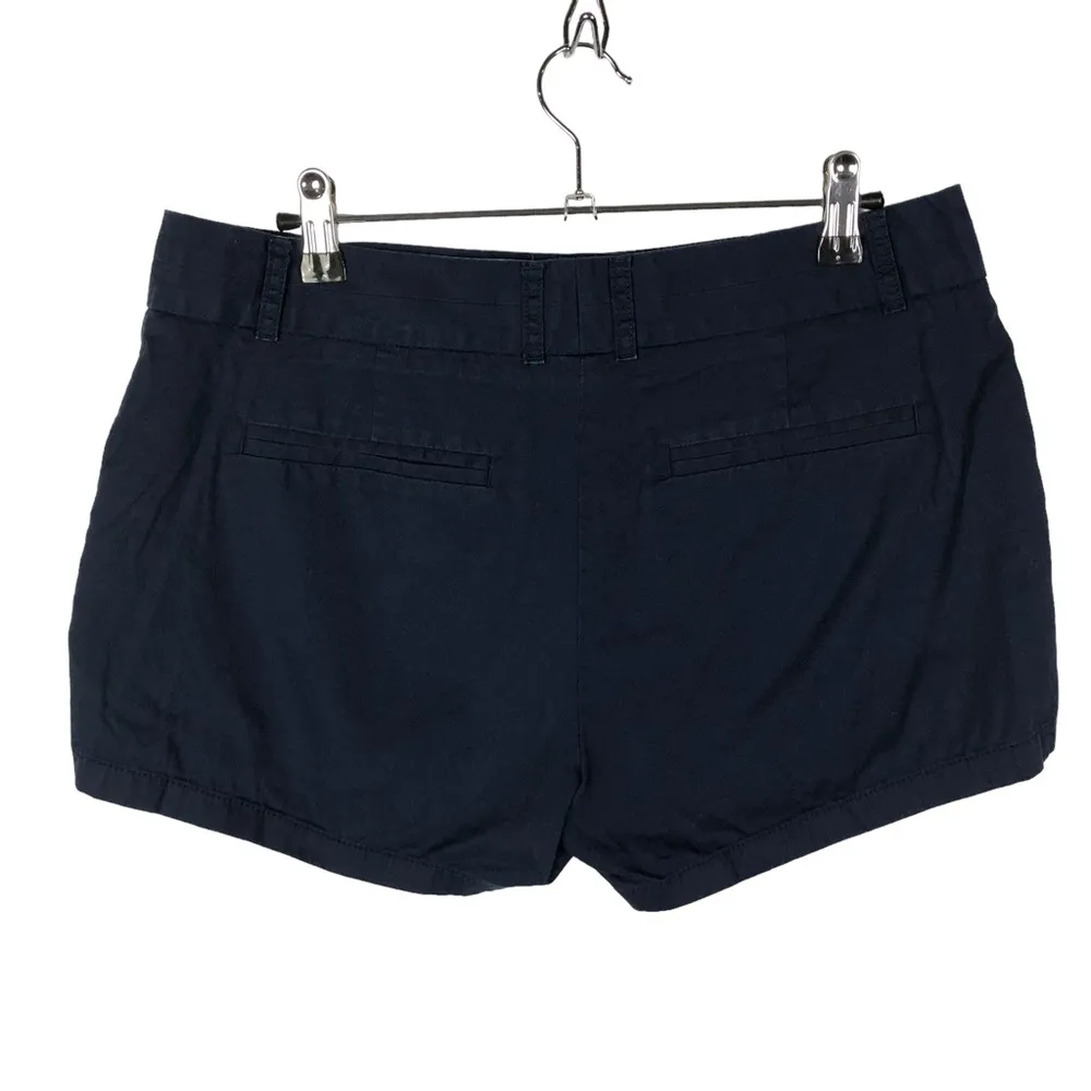 J. Crew Navy Blue Broken In Chino Flat Front Shorts 6 - Image 3