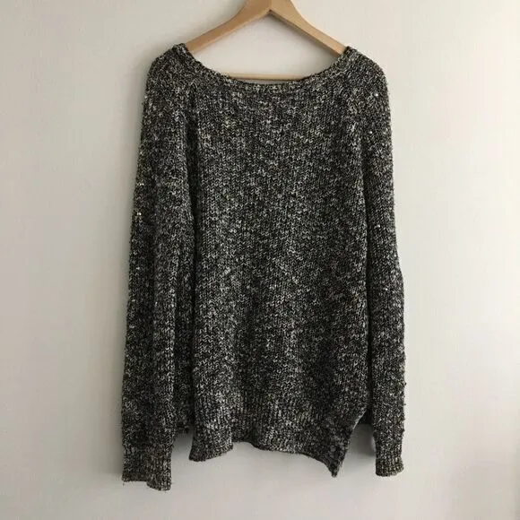ASOS‎ oversized crewneck sweater size 2 Tweed - Image 4