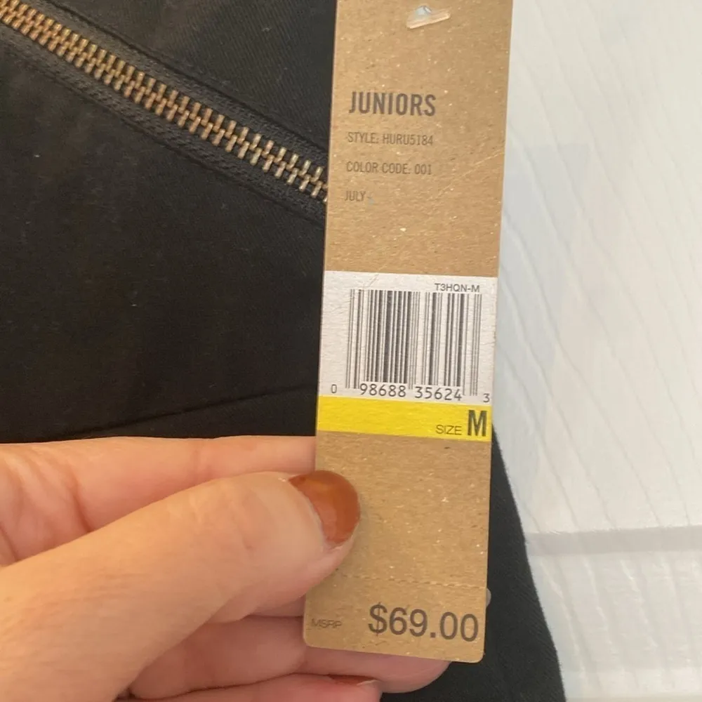 DKNY black strapless mini dress - Image 4