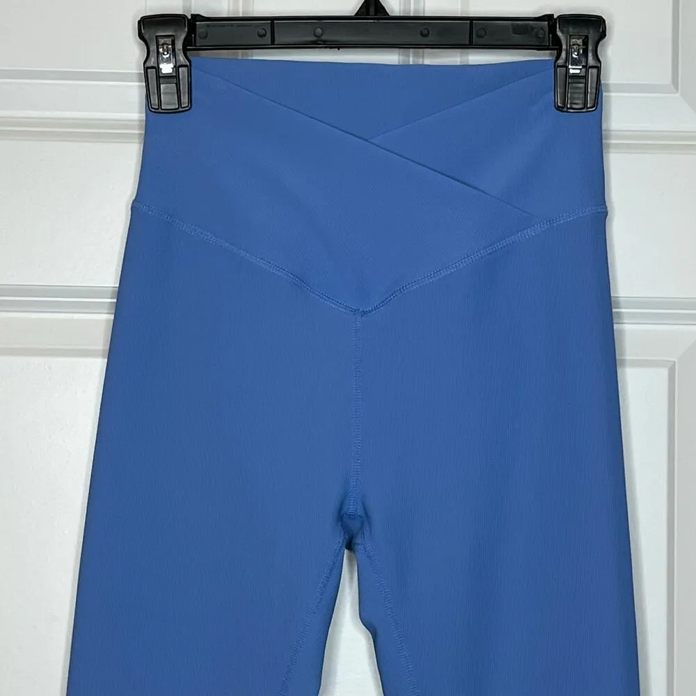 Wilo Blue High Waist Leggings Small - Image 2