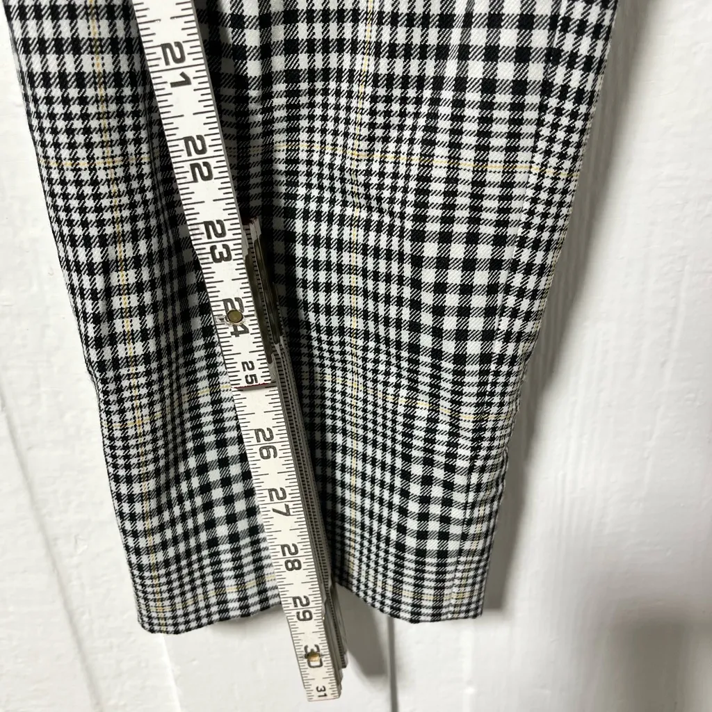 M.M. LaFleur Mejia Pant wool blend Plaid Sharkskin straight leg trouser pant 6 - Image 10