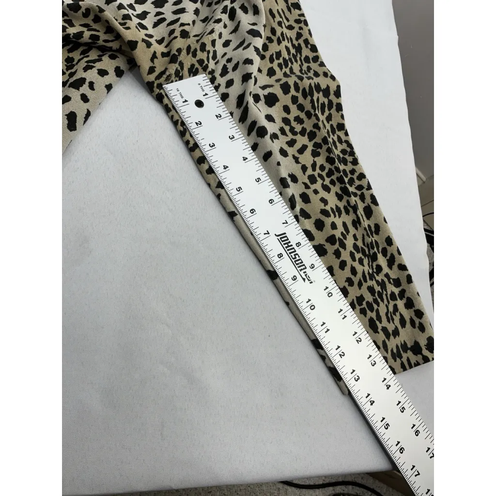 Womans Kate Hill Womans Pull Over Sweater 2X Cheeta Print Scoop Neck 3/4 Sleeve - Image 7