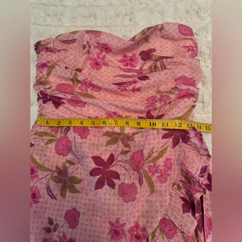 Olivaceous 100% Cotton Soft Girl Blush Pink Strapless Romper Size Large F54 - Image 11