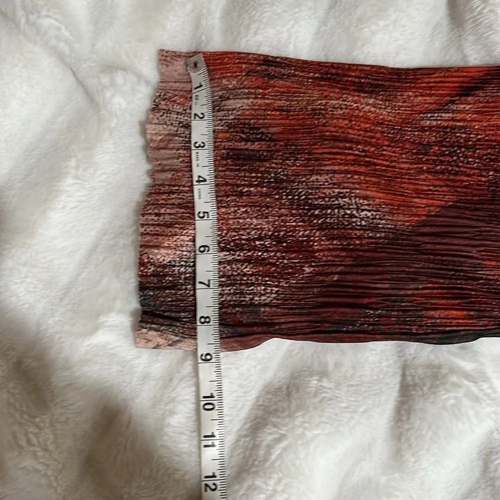 NWT ZARA size small Printed Pleated Kimono Top - Image 13