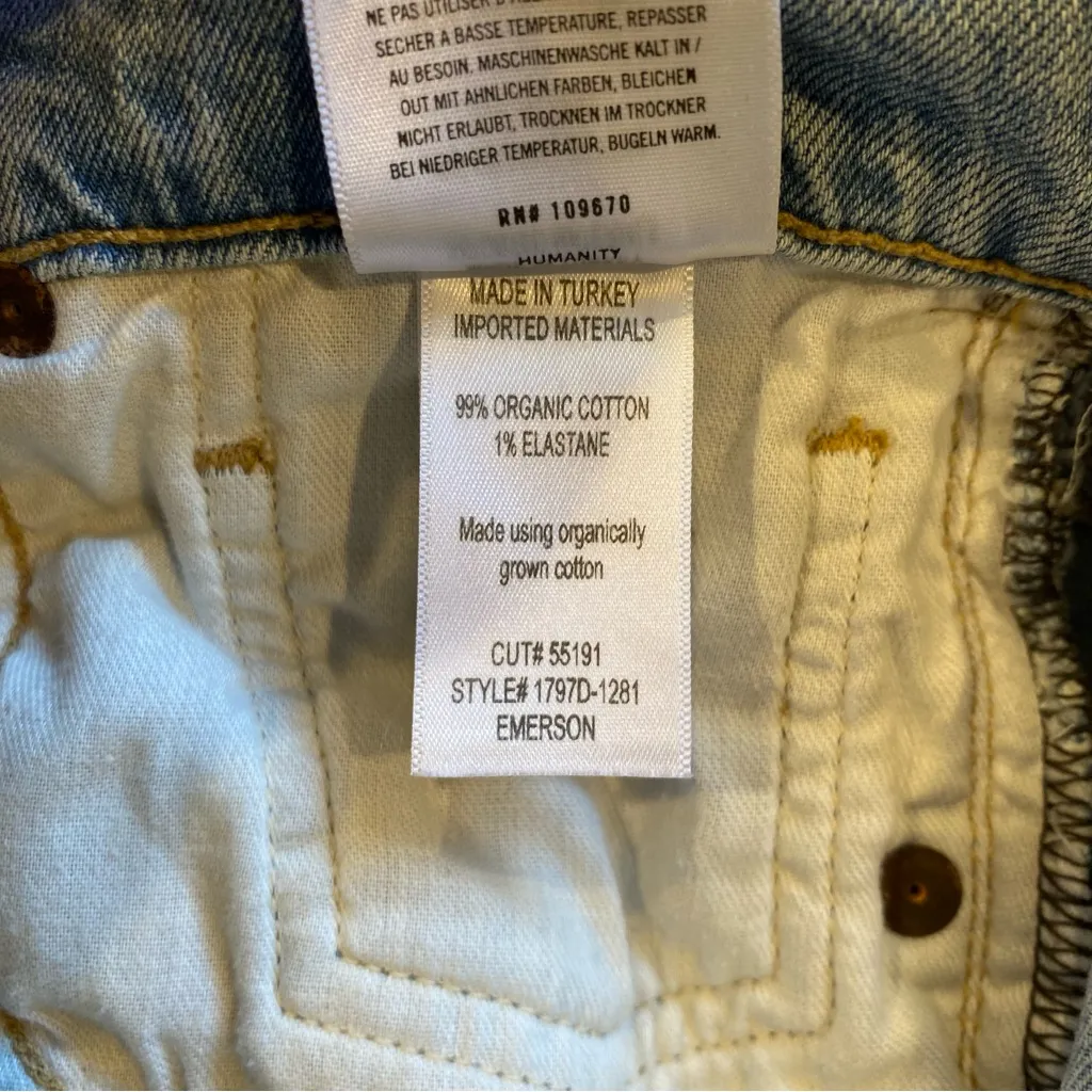 Citizens of Humanity Emerson Premium Vintage Distressed Boyfriend Jeans Size 28 - Image 12