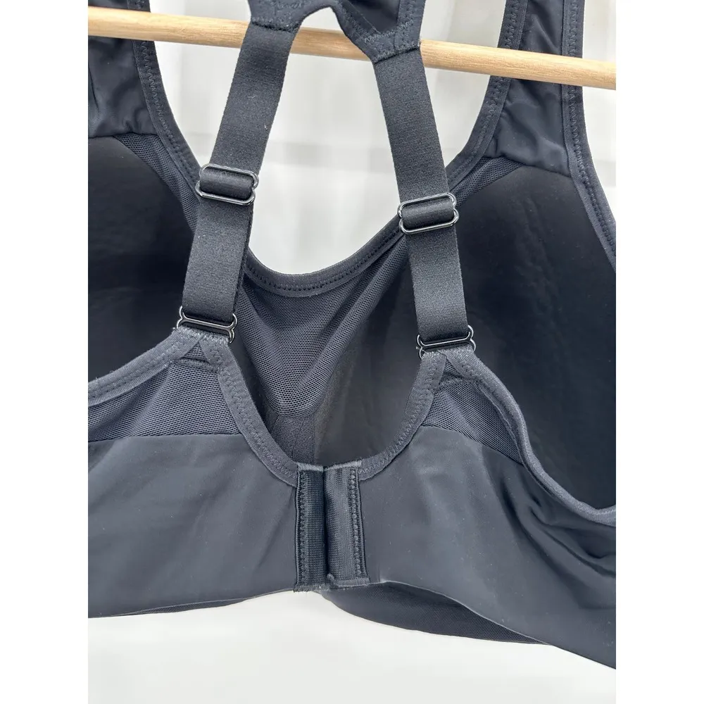 Nike Black Cutout Adjustable Strap Activewear Sports Bra Women's Size Medium M - Image 5