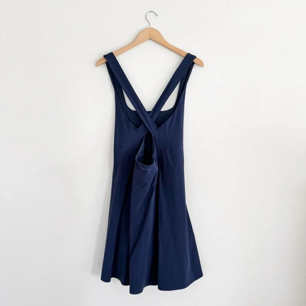 NEW Outdoor Voices Cross Back Exercise Dress in Navy Blue Size XL - Image 13