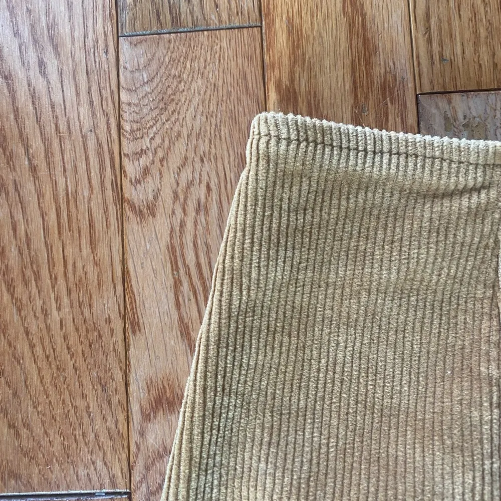 tan camel ribbed corduroy Pacsun mini skirt - Image 9