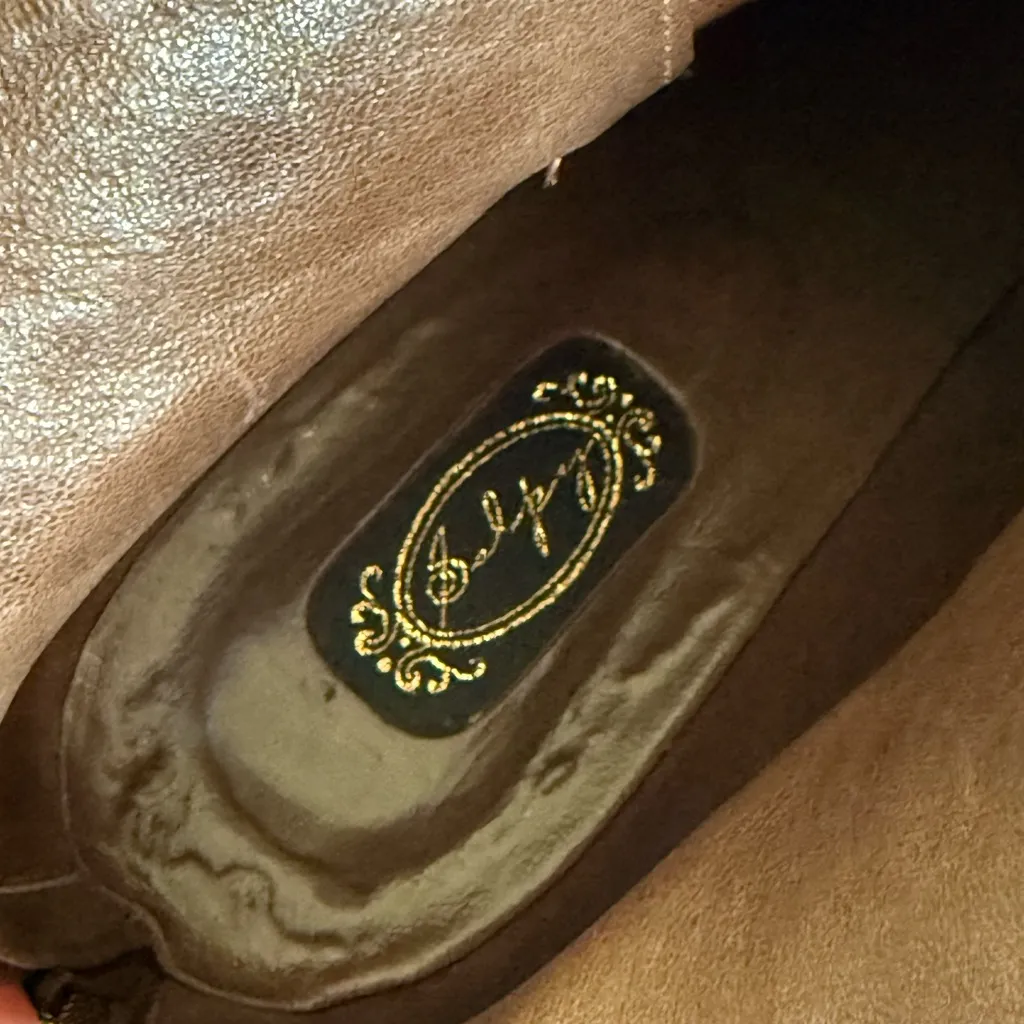 Brown Leather Ankle Boots for Women Salpy Like New Made in USA Size 9 - Image 7