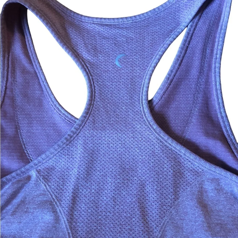 Zyia Active Copper Charged Tank Top Racerback Sz M Purple Work Out Yoga Namaste - Image 4