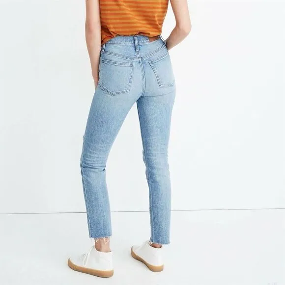 Madewell Women's Perfect Vintage‎ High-Rise Jeans Size 25 Blue Rosabelle Wash - Image 2
