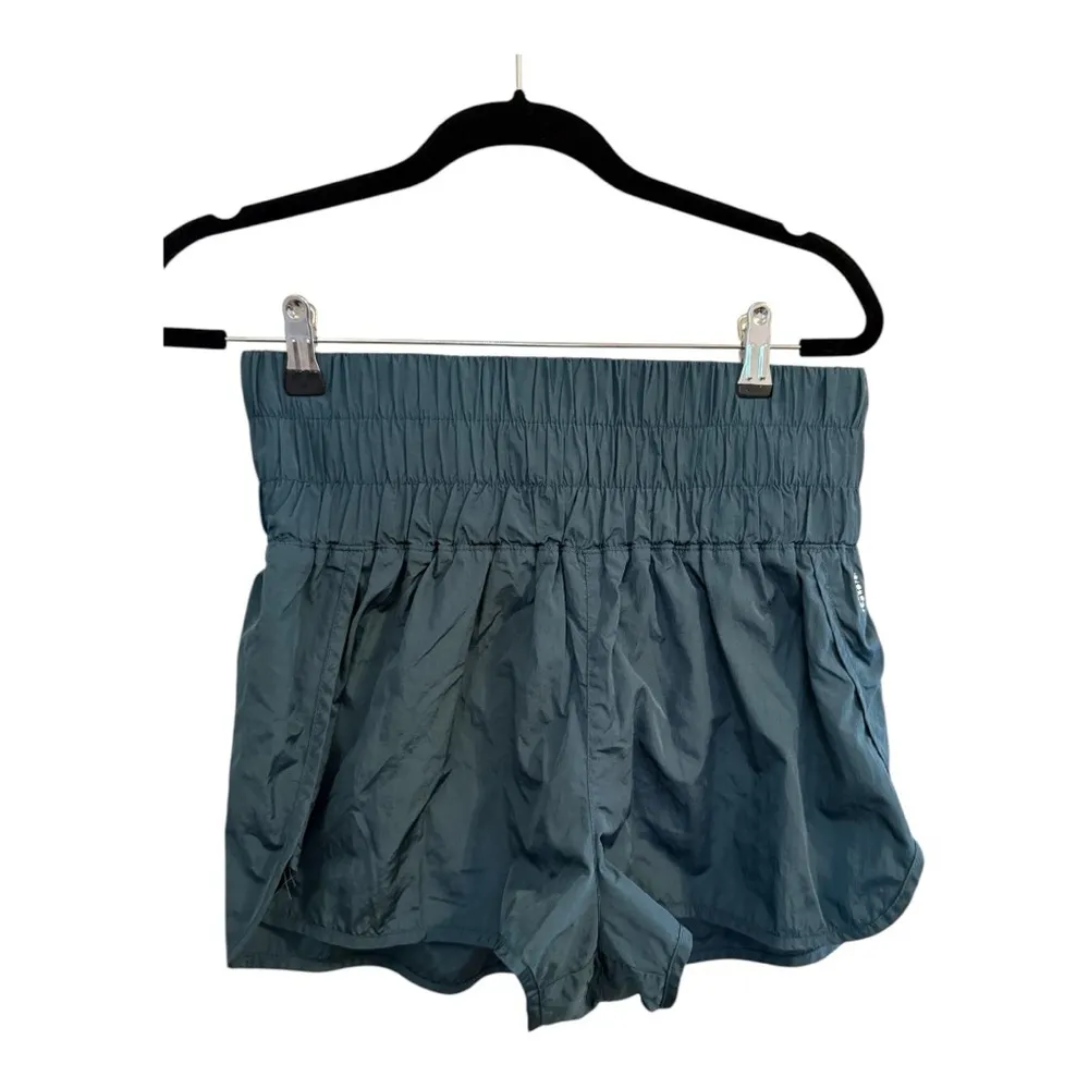 Free People Movement The Way Home High Waisted Short Empire Jewel Green Size L Size L - Image 4