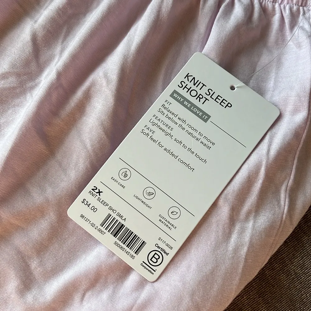 Athleta  knit sleep shorts nwt - Image 2