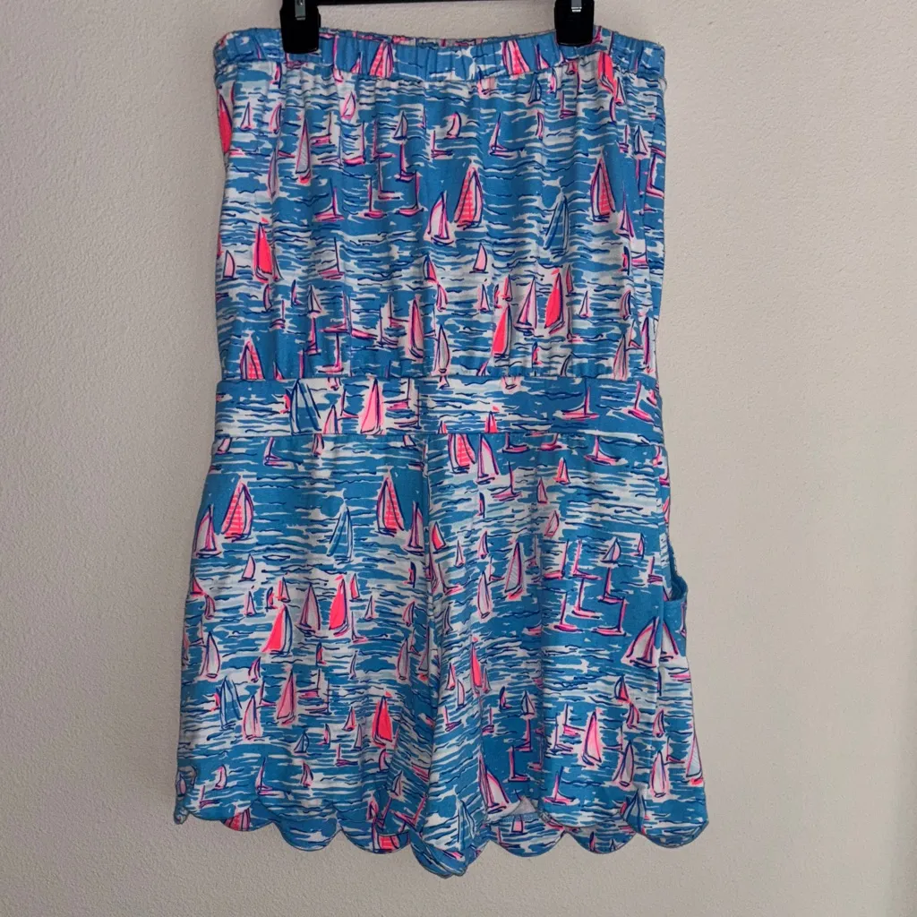 Lilly Pulitzer Women’s Jace Strapless Romper - Image 3