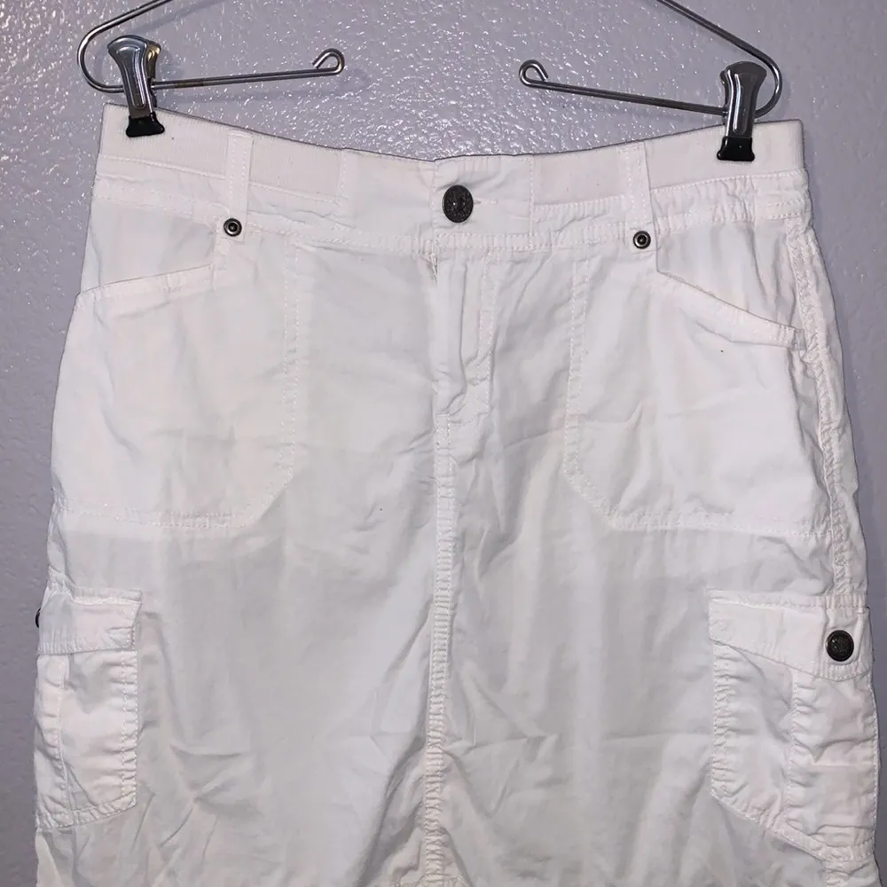 Alpine Design  white cargo mini pencil skirt - Image 2