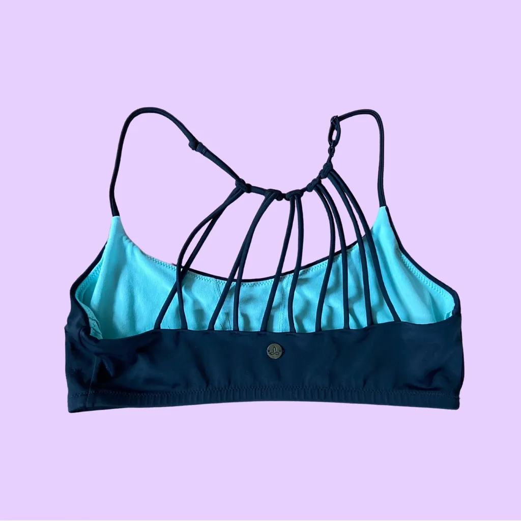 PrAna Black Strappy Bralette Bikini Top 🔥 - Image 2