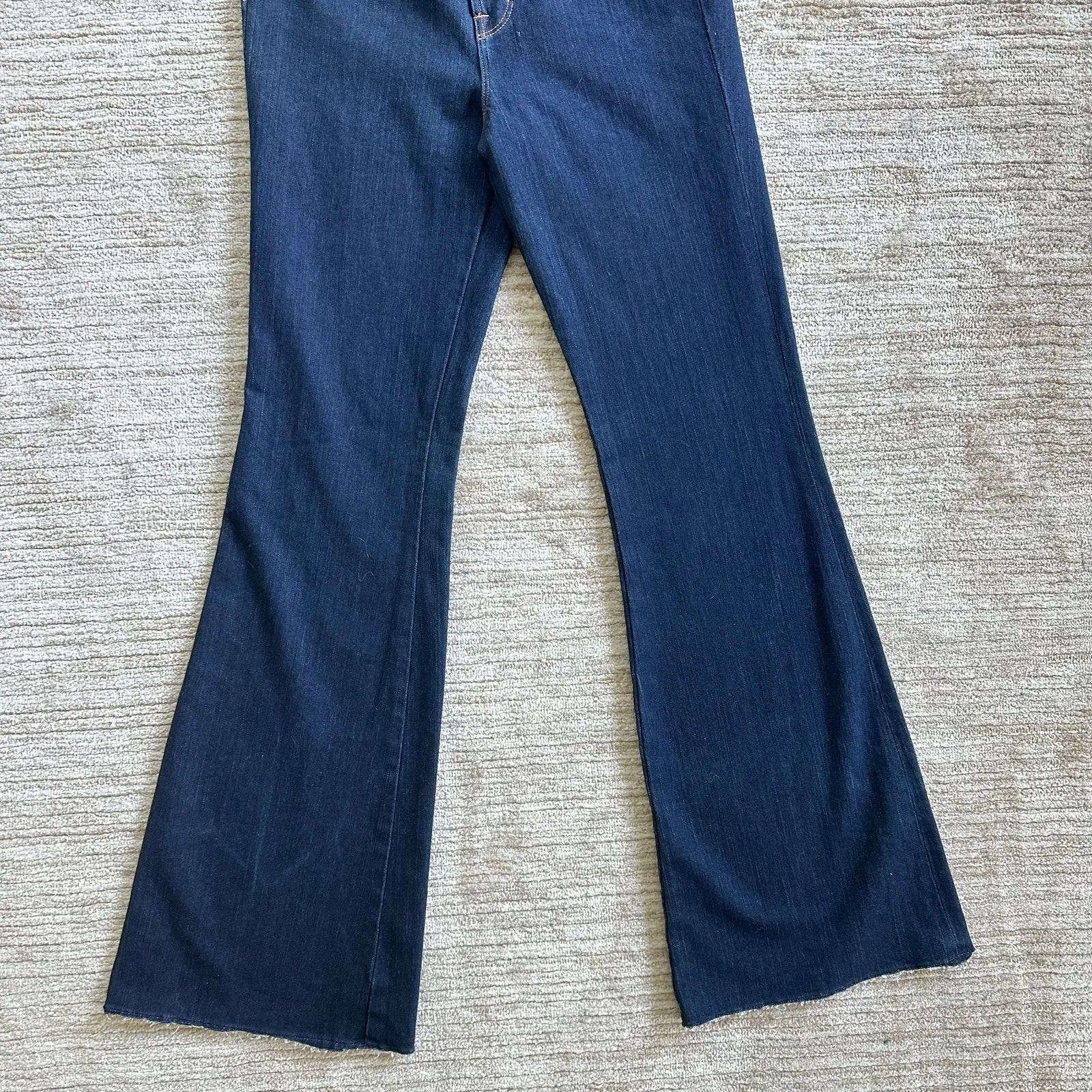 J Brand The Doll Super Flare Sz 29 Indigo Blue Dark‎ Wash Stretch Jeans #1797 - Image 5