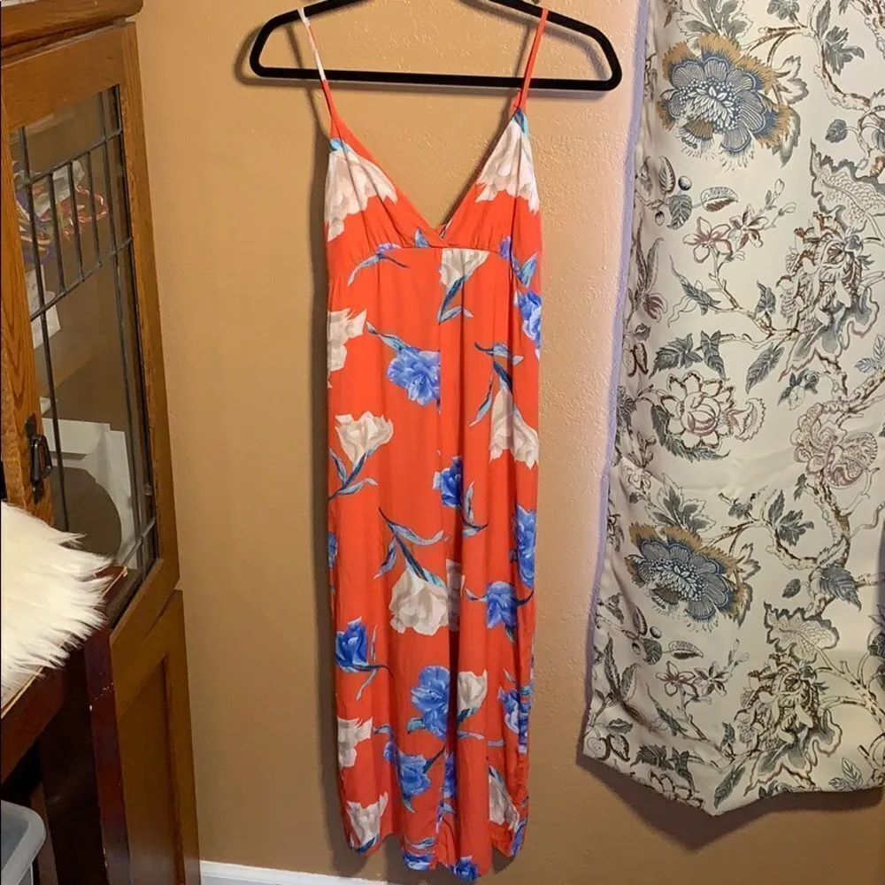 Forever 21 Floral Wide-Leg Cami Jumpsuit Size Small - Image 5