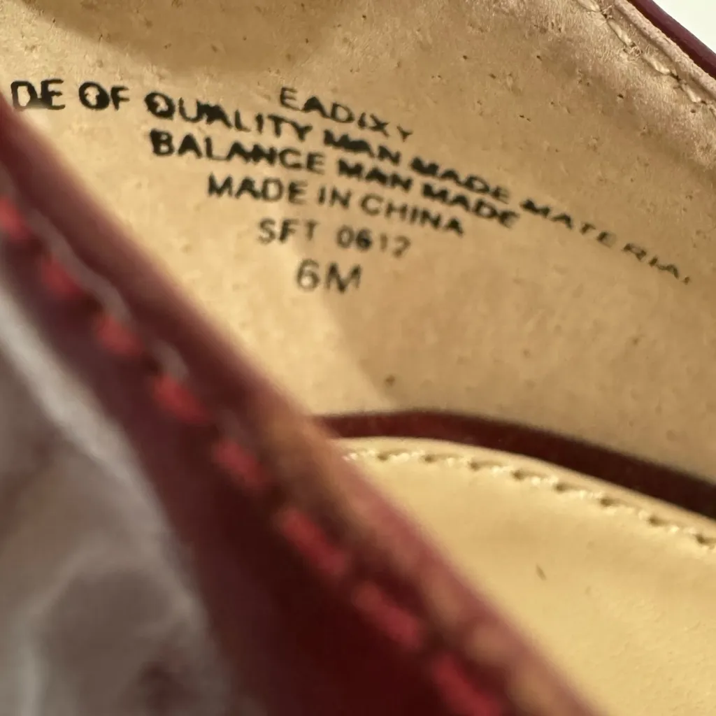 Enzo Angiolini High Heels Women’s Sz 6 Merlot Snake Skin Vegan Patent Leather - Image 12