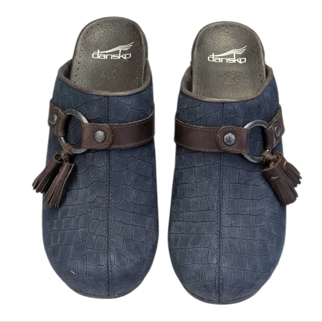 Dansko Shandi Croc Clogs GUC $140 Size 39 US 8.5/9    S3756 - Image 4