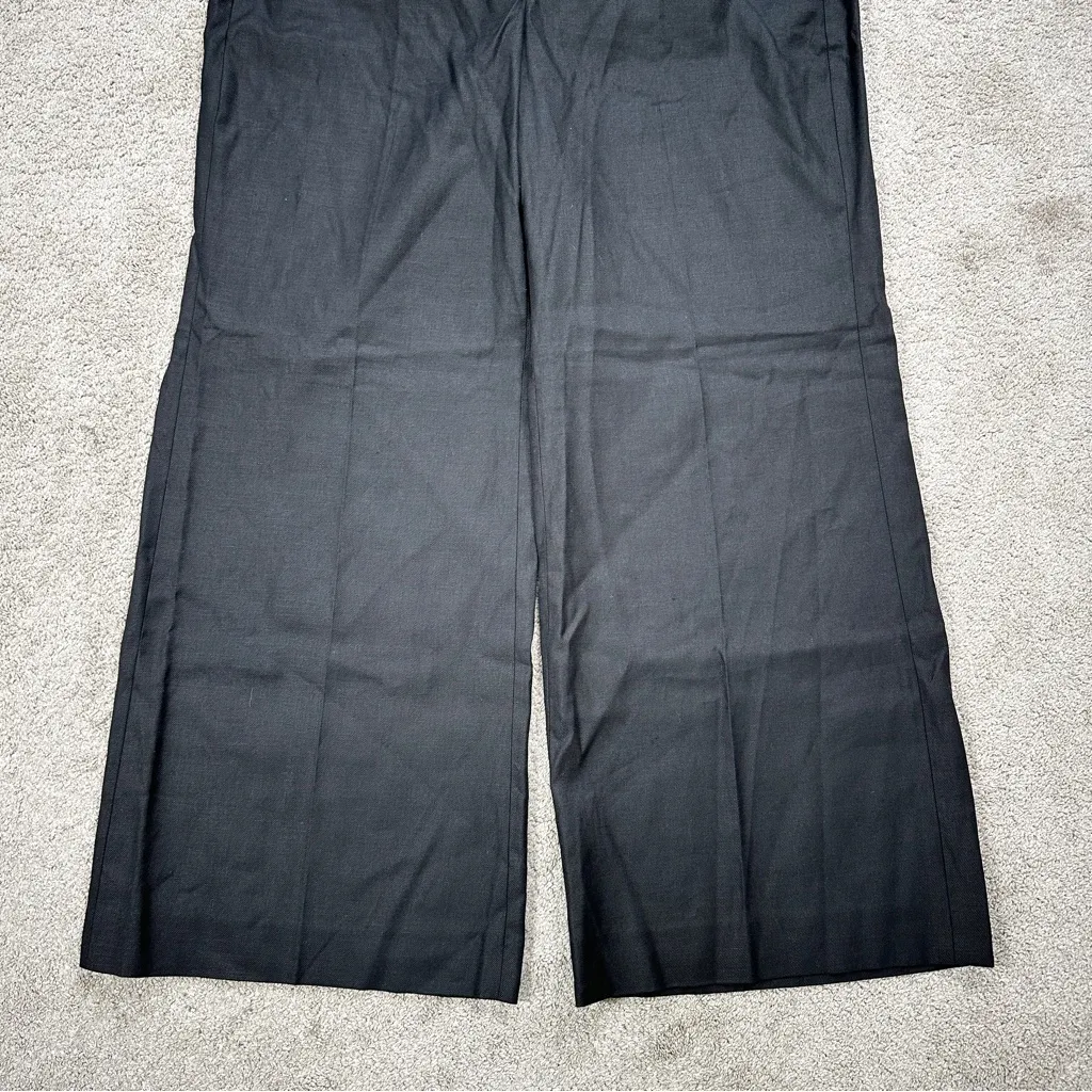 NWT J. Crew Women’s Carolina Flare Pants High Rise Stretch Linen Blend Black 20 - Image 5