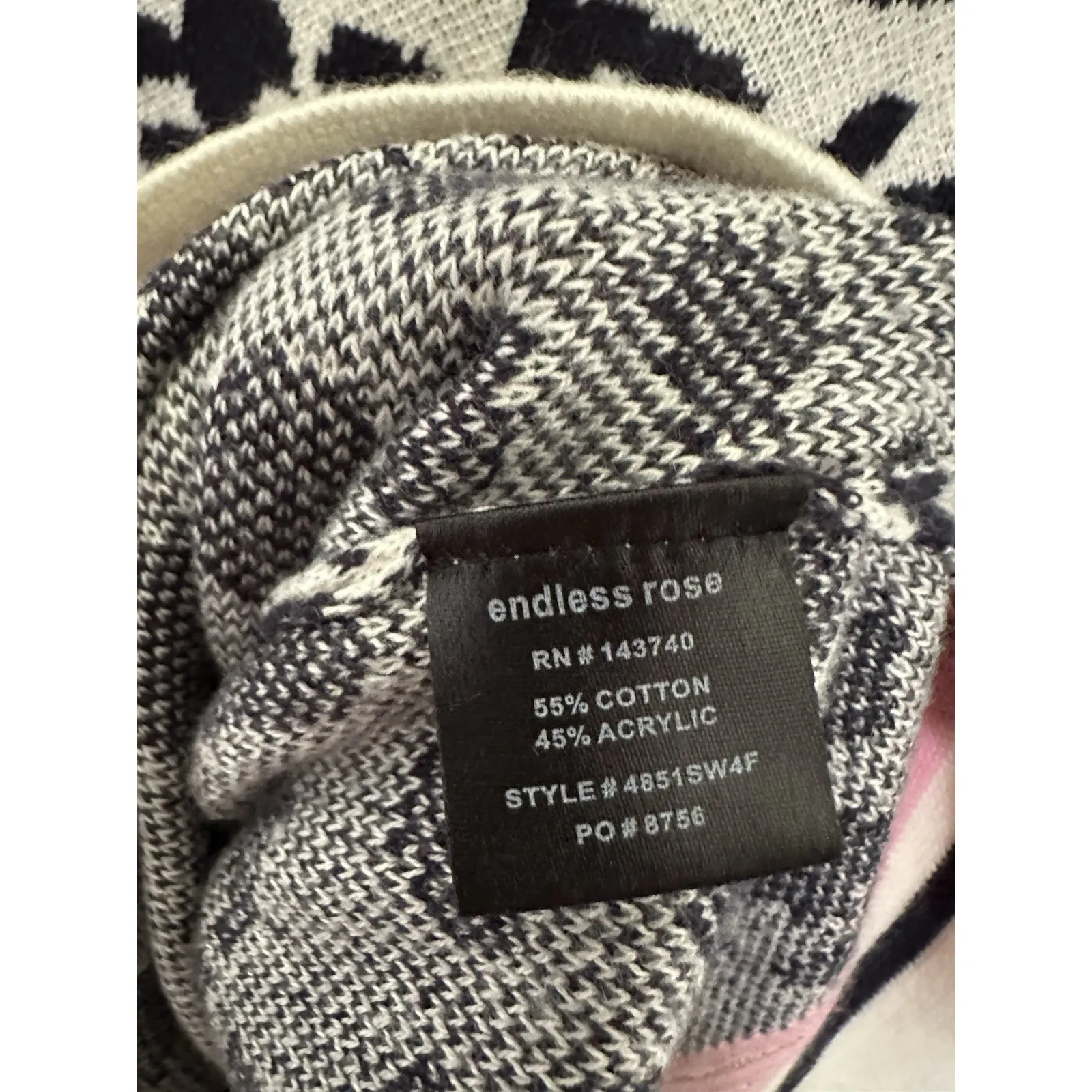 Endless Rose Anthropologie leopard print short-sleeve sweater Size S/M - Image 7